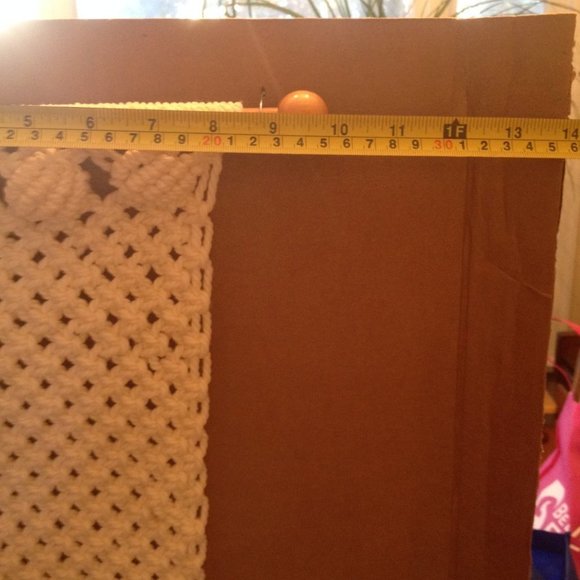 Vintage Macrame Towel Holder. Rare Find - Picture 6 of 7